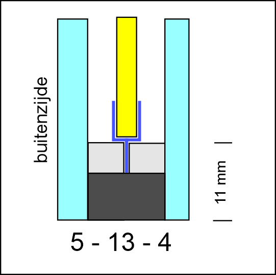 Sezione vetrata in vetrocamera 5-13-4