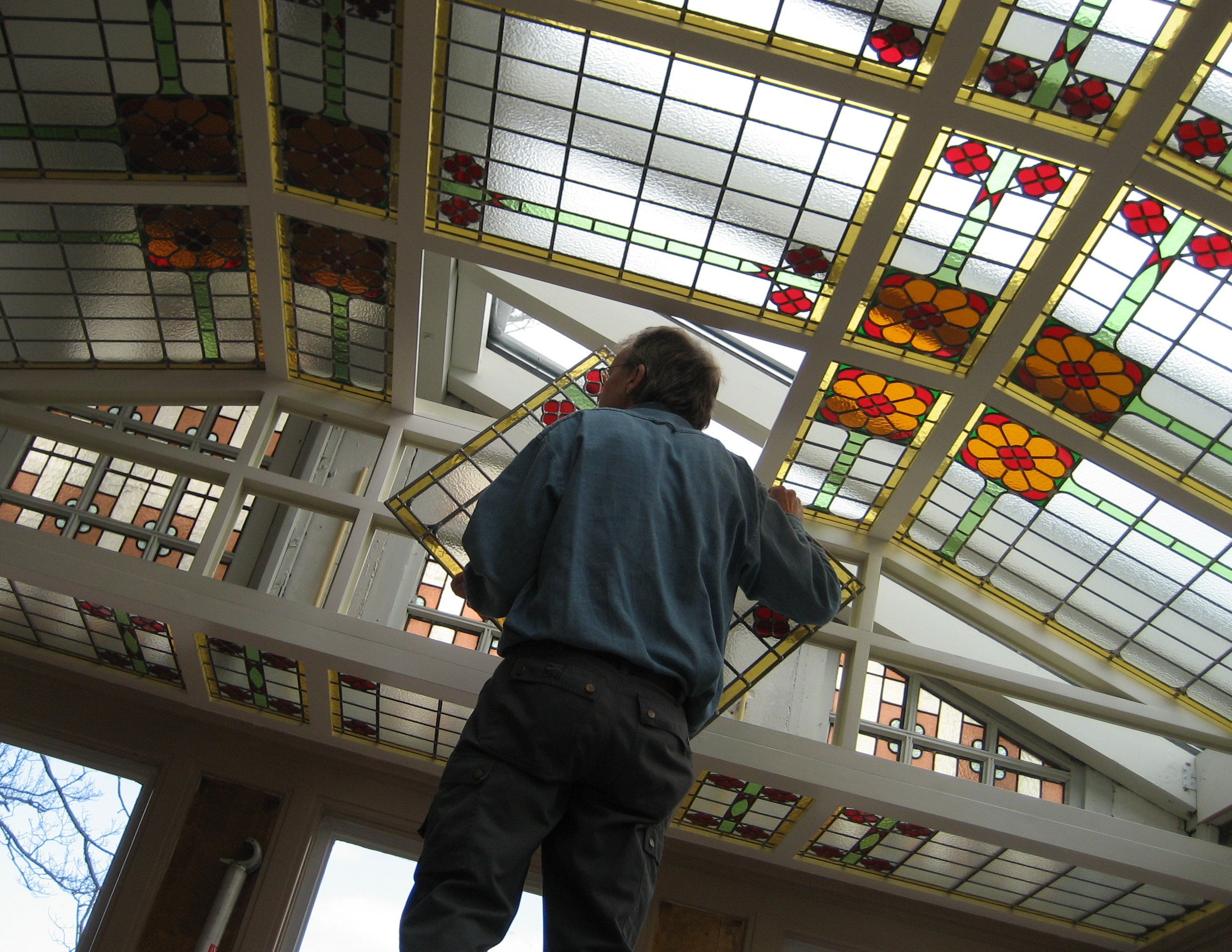 Soffitto in vetrata artistica - Atelier Schmit Haarlem