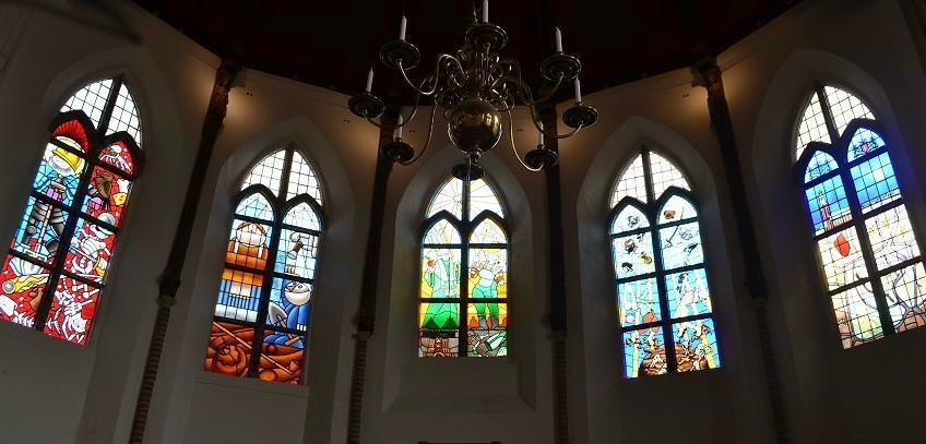 Bakenesserkerk - Panoramica vetrate