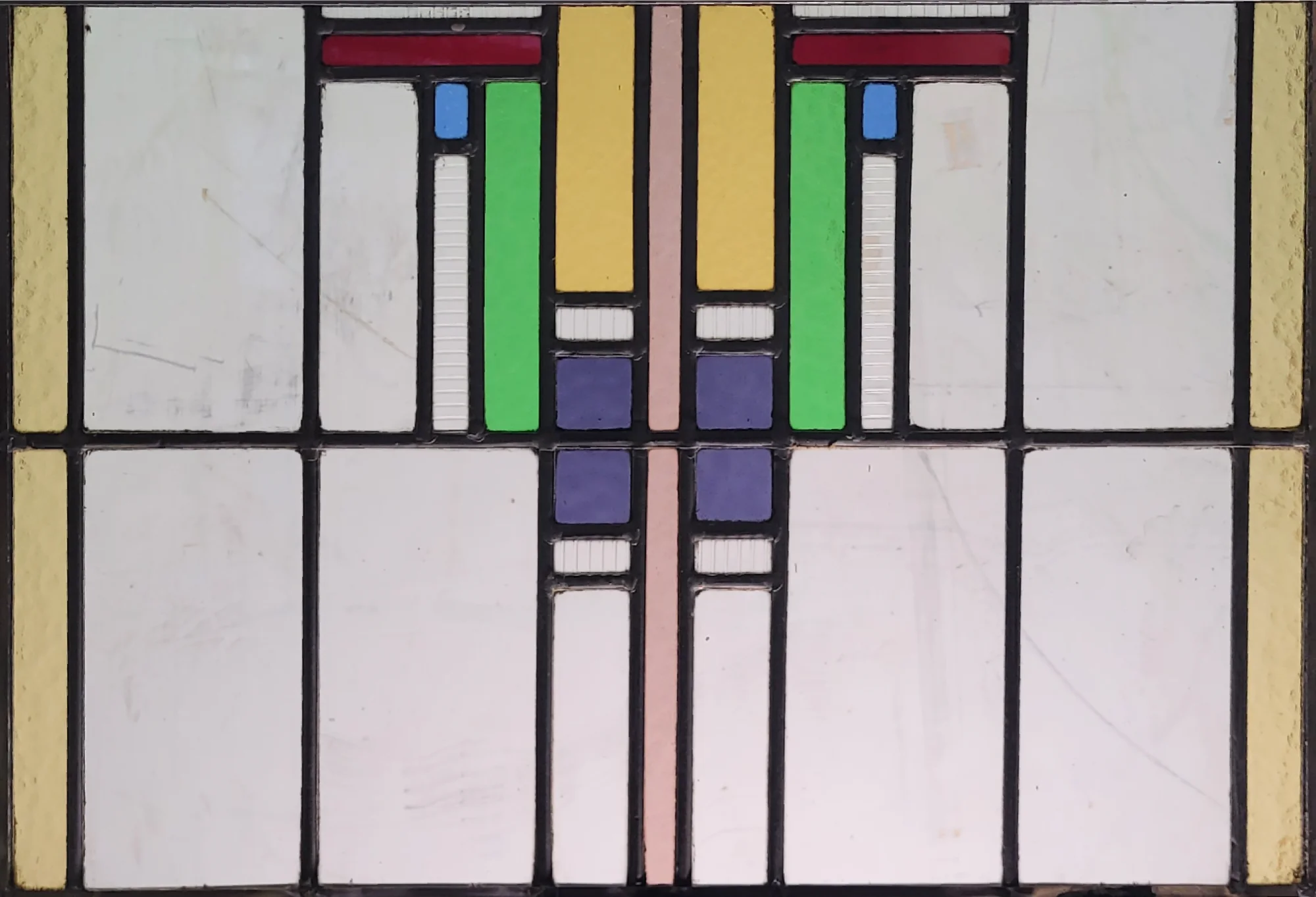 Art Deco groen paars